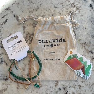Pura Vida bracelet set...Fall camping theme NEW